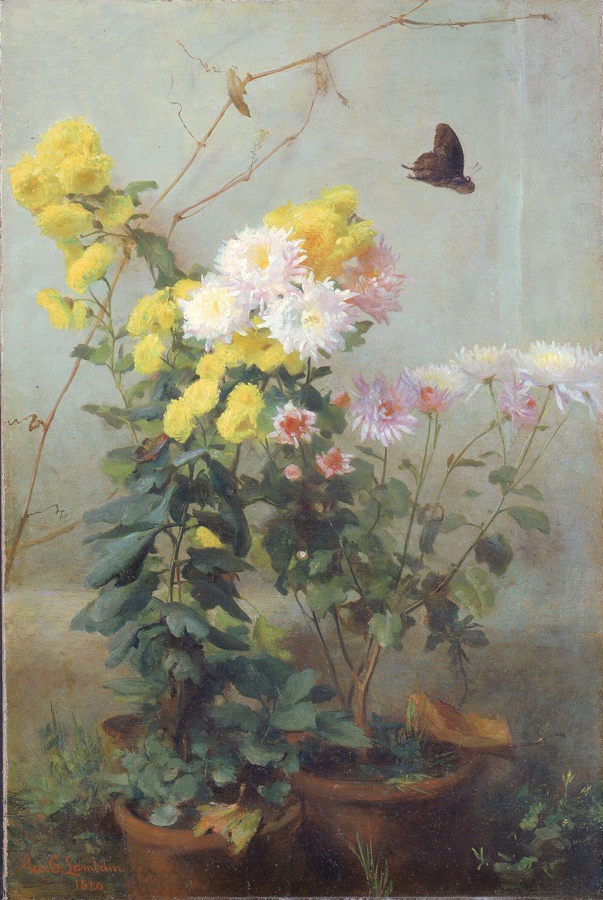 Őszi napsütés alkotó: George Cochran Lambdin