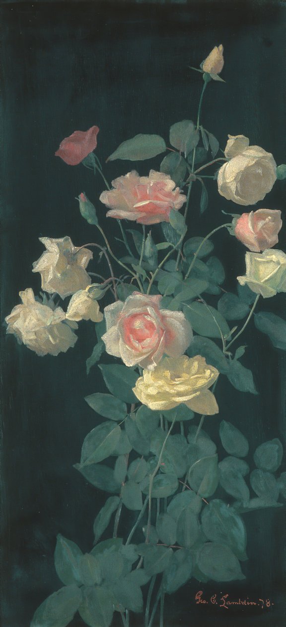 Rózsák, 1878. alkotó: George Cochran Lambdin