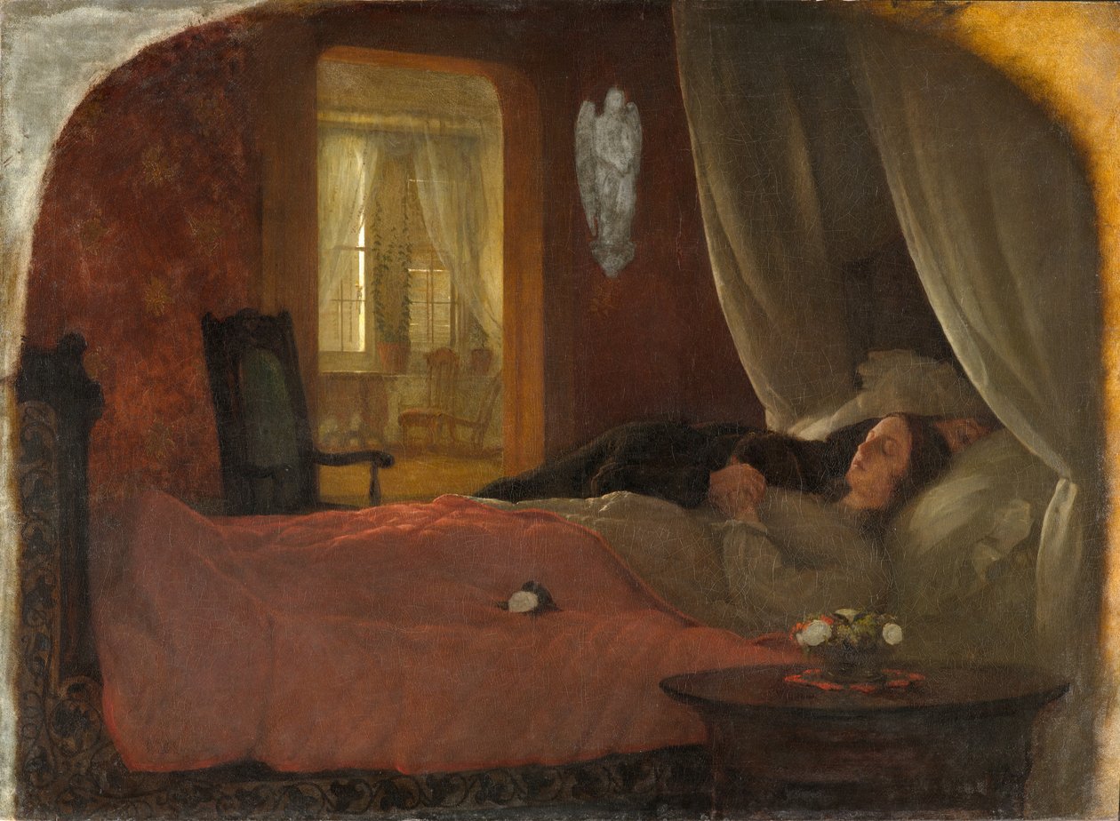 Az utolsó alvás, 1858 körül alkotó: George Cochran Lambdin