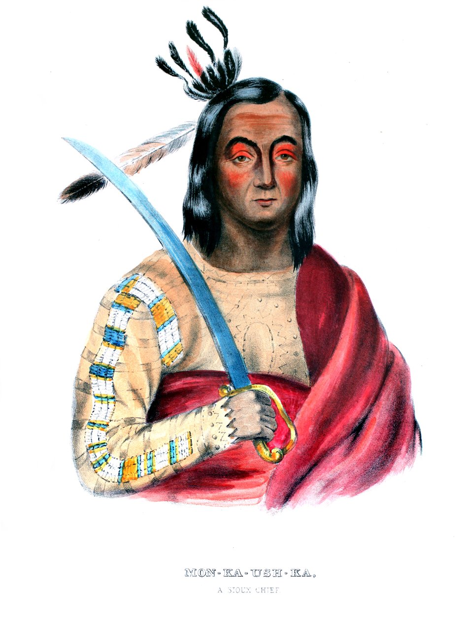 Moukaushka ("The Trembling Earth"), a janktoni sziúk főnöke alkotó: George Cooke