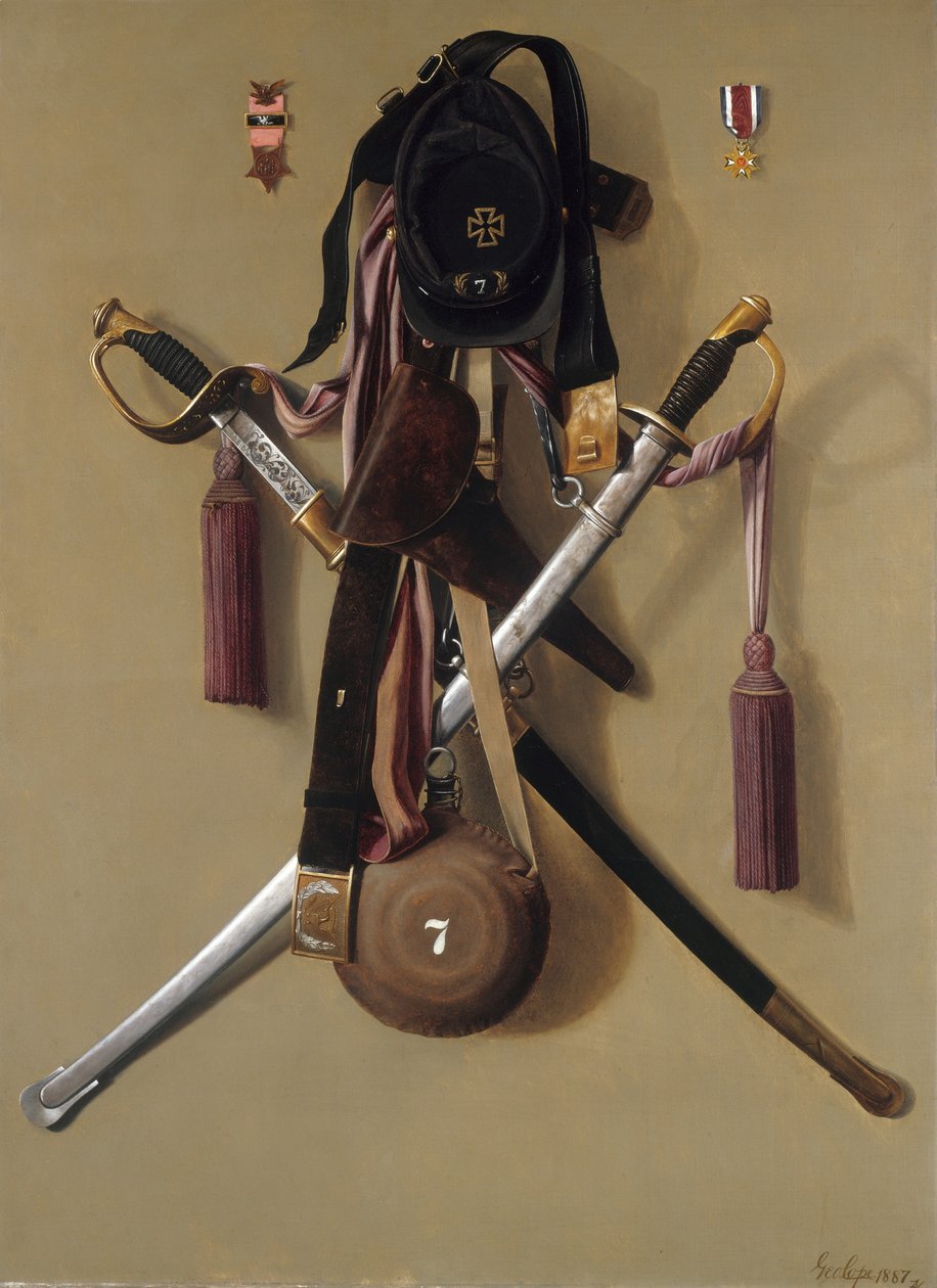 Levi Gheen McCauley őrnagy polgárháborús regáliái, 1887 alkotó: George Cope