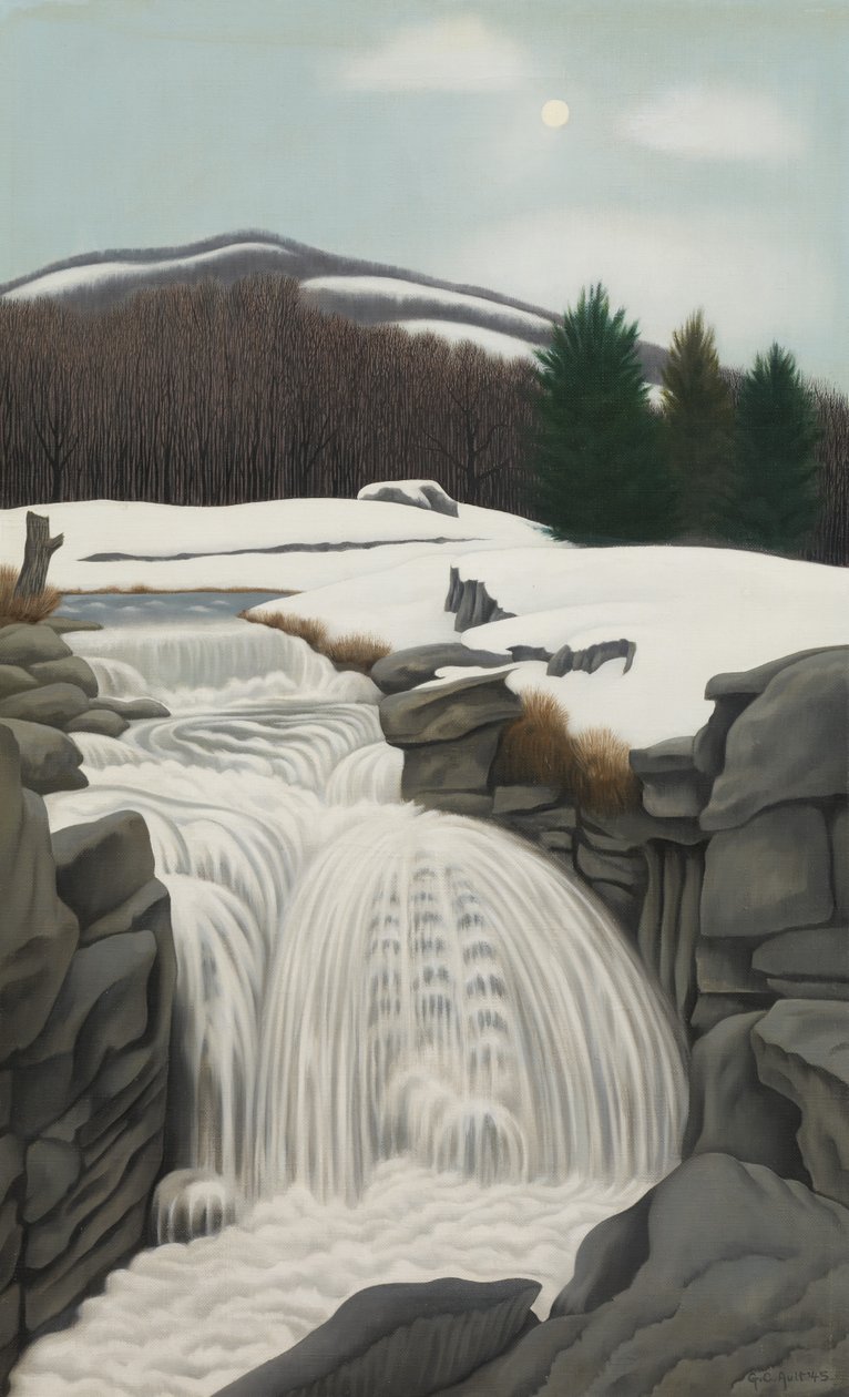 Patak a hegyekben alkotó: George Copeland Ault