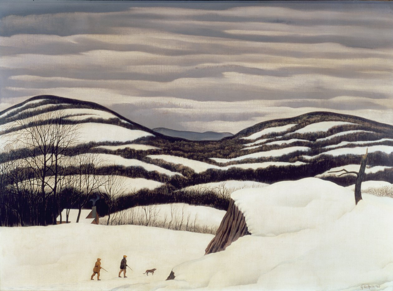 Vadászok alkotó: George Copeland Ault