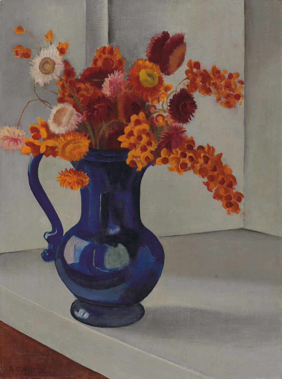Szalmavirágok és keserédes alkotó: George Copeland Ault