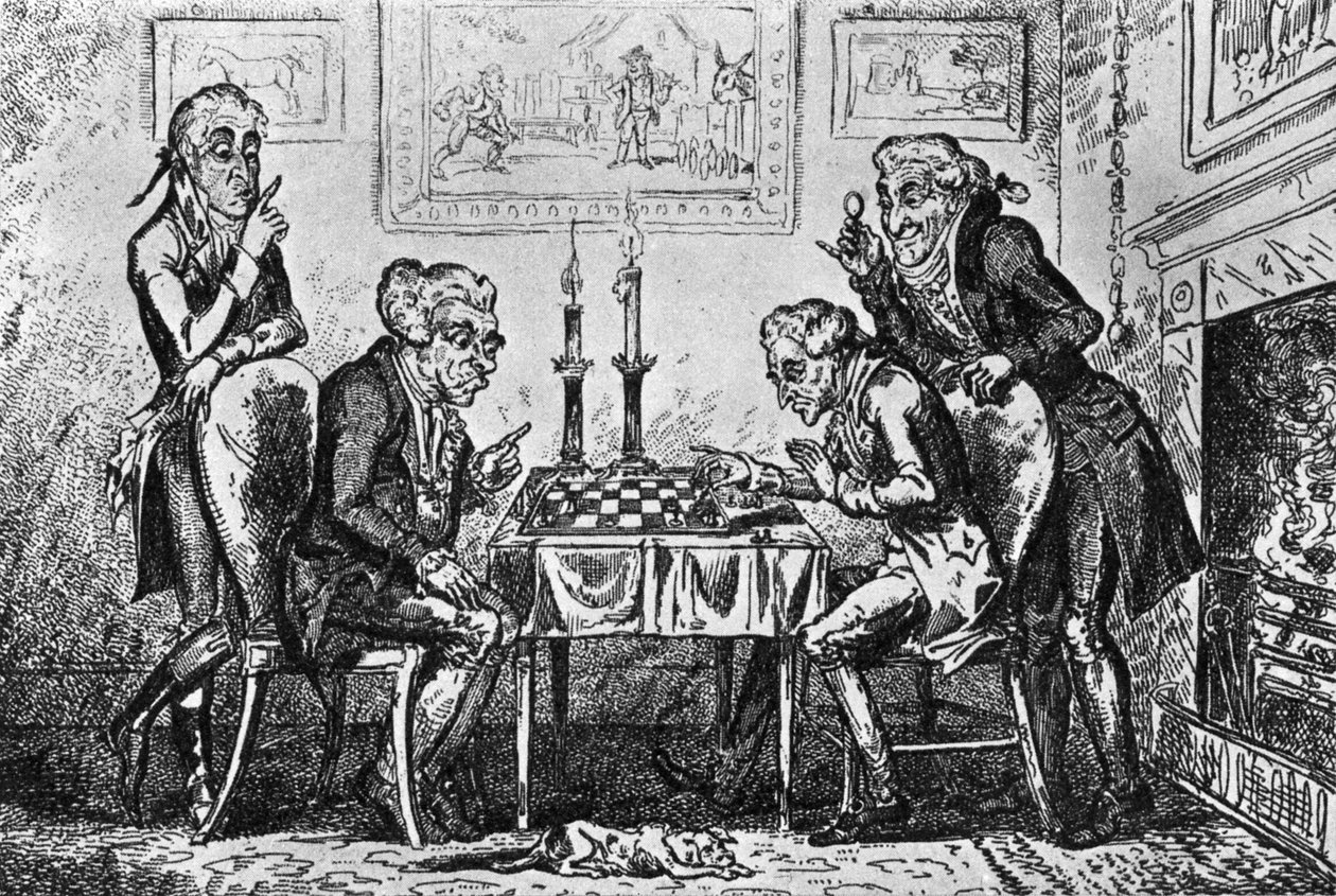 Egy sakkjáték alkotó: George Cruikshank