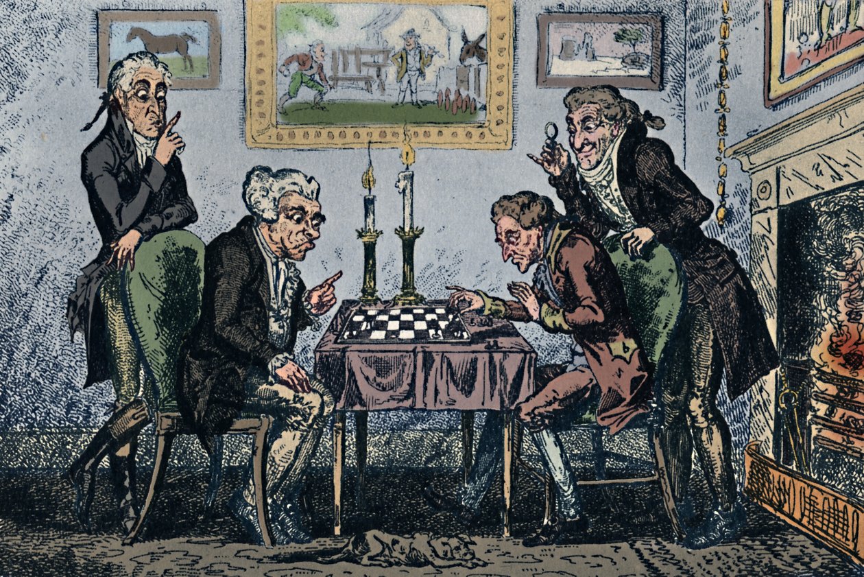 Egy sakkjátszma, 1948 alkotó: George Cruikshank