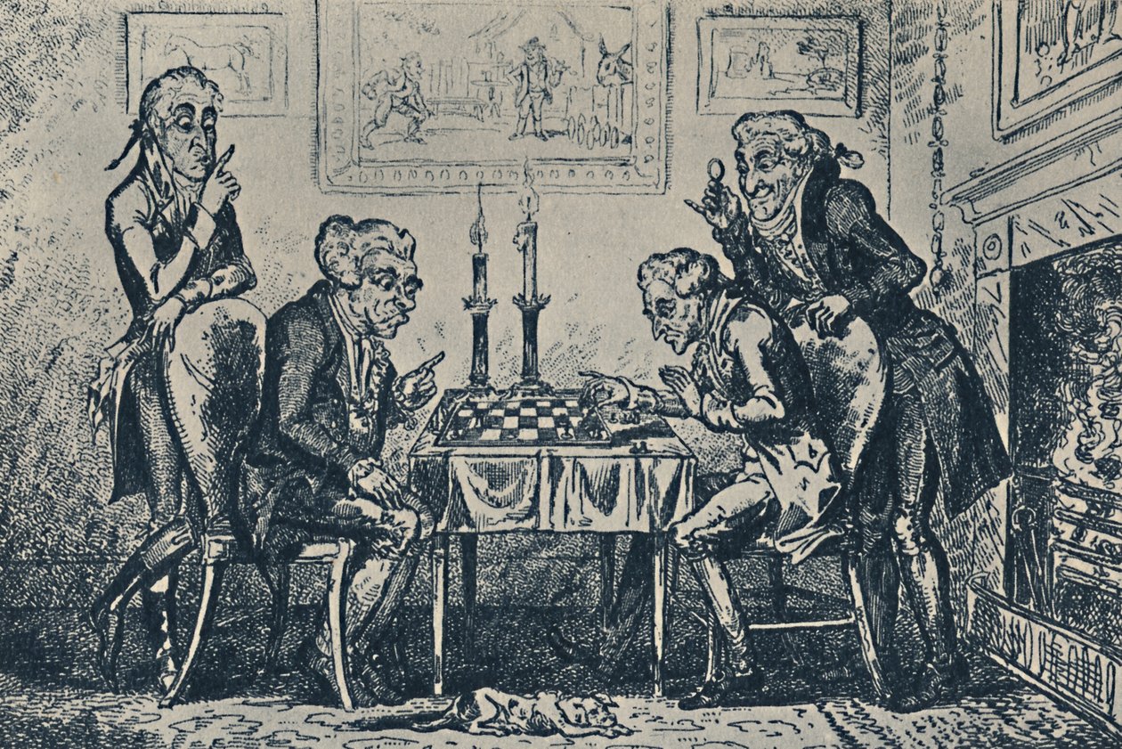 Egy sakkjátszma, 1948 alkotó: George Cruikshank
