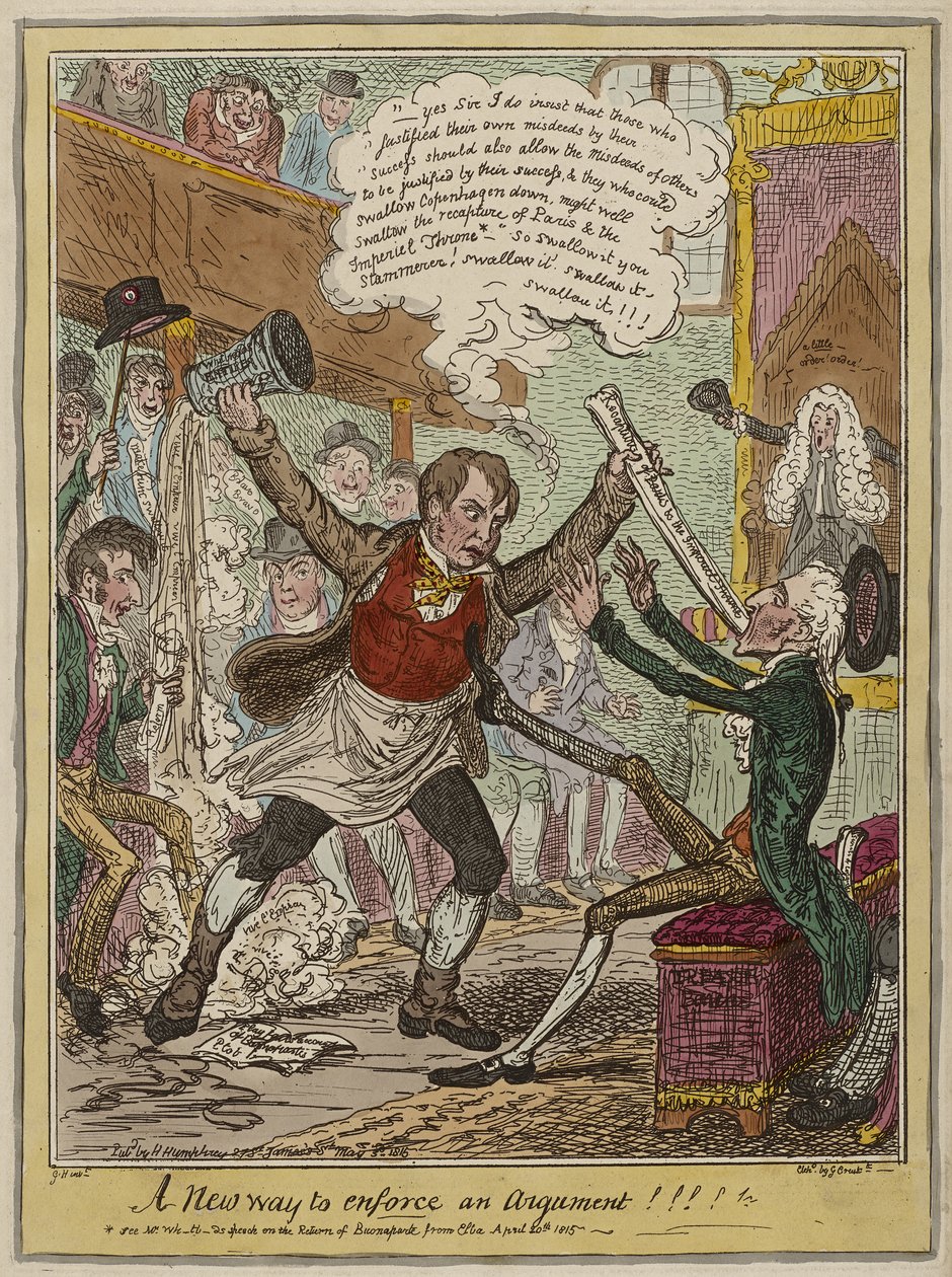 Az érv érvényesítésének új módja!!!!, május 3-án jelent meg alkotó: George Cruikshank