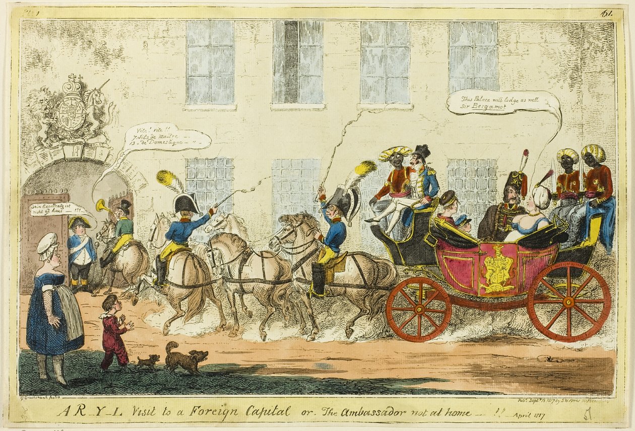 R-Y-L látogatás egy külföldi fővárosban alkotó: George Cruikshank