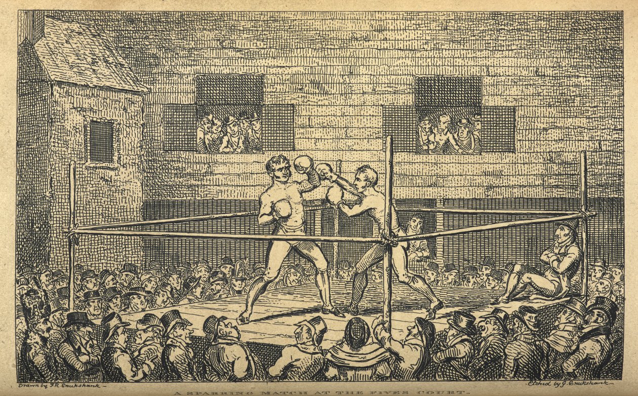 "Sparring meccs a Fives pályán". Egy bokszmeccs, a 