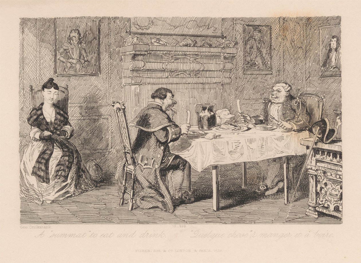 Egy kis „valami” enni és inni alkotó: George Cruikshank