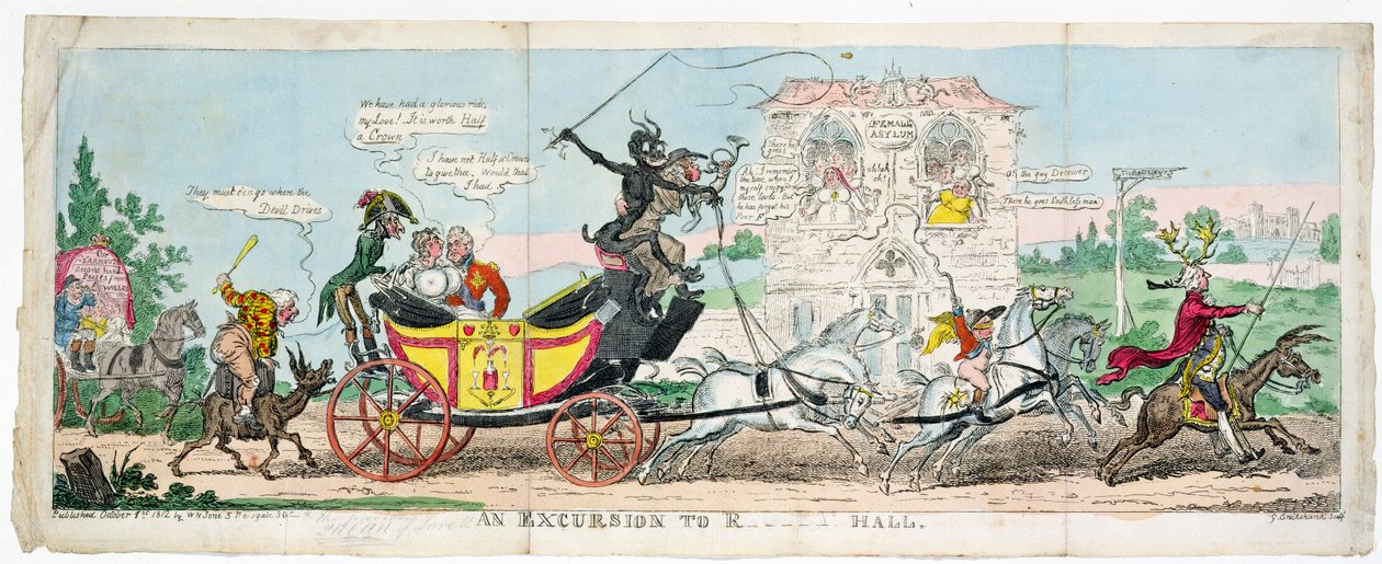 Kirándulás a R... terembe alkotó: George Cruikshank