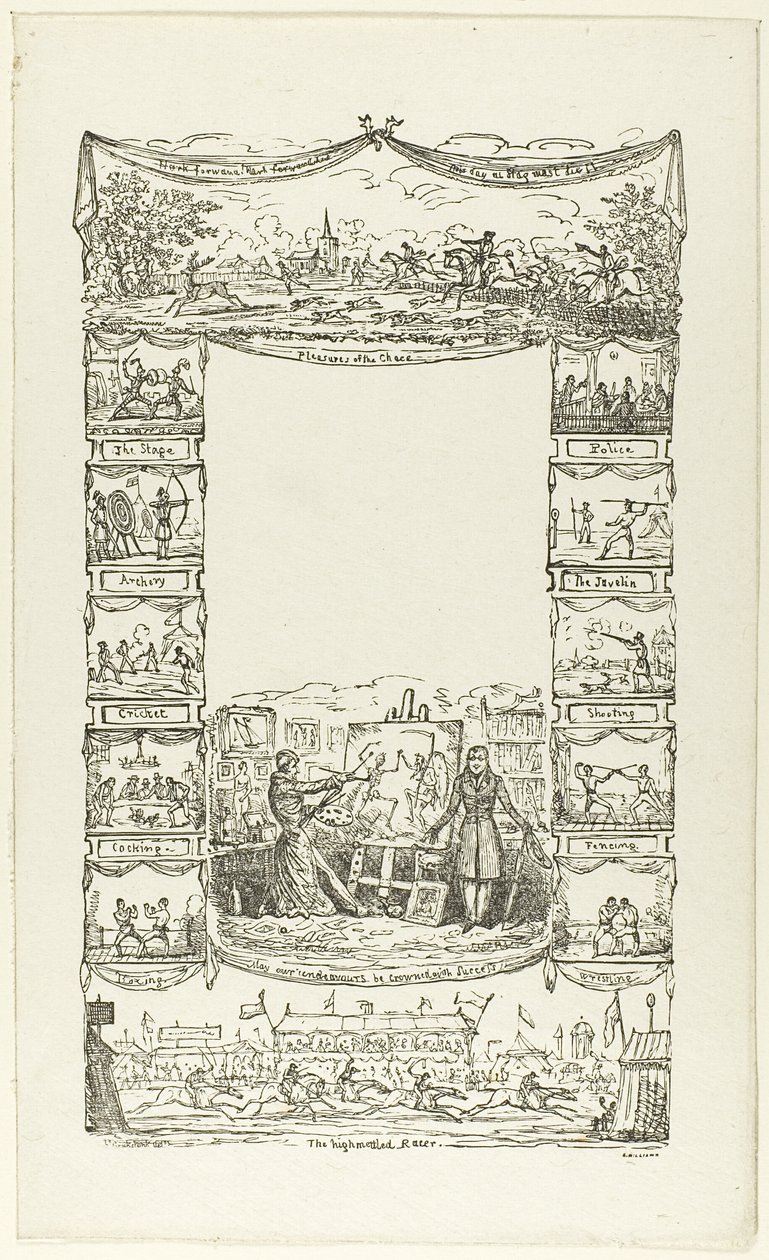 Anekdoták: Címoldal szegélye alkotó: George Cruikshank