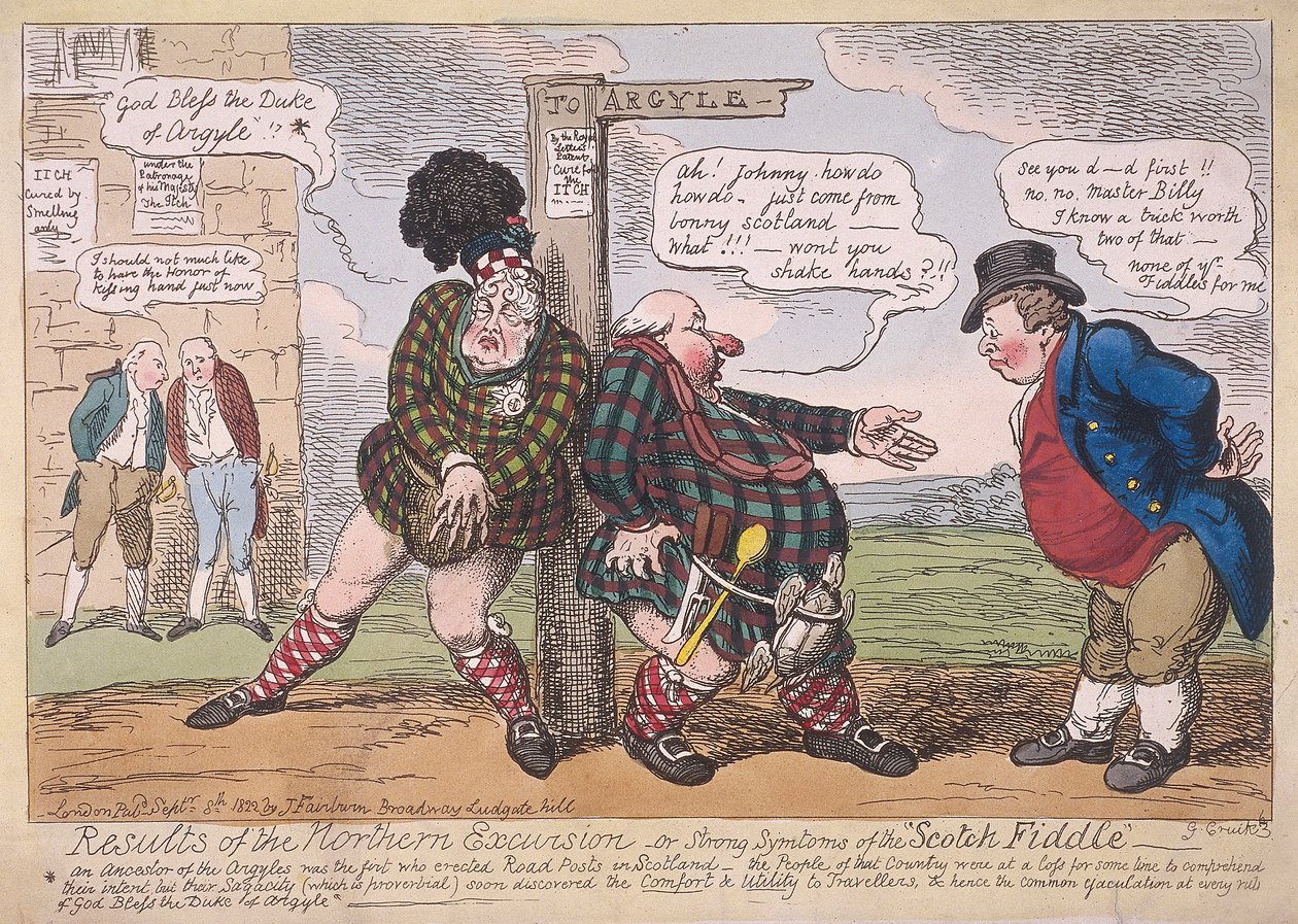 "Bonnie Willie", 1822 alkotó: George Cruikshank