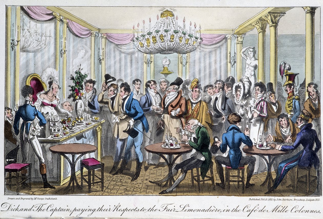 Café des Milles hasábjain – David Carey „Life in Paris” című könyvében, London alkotó: George Cruikshank