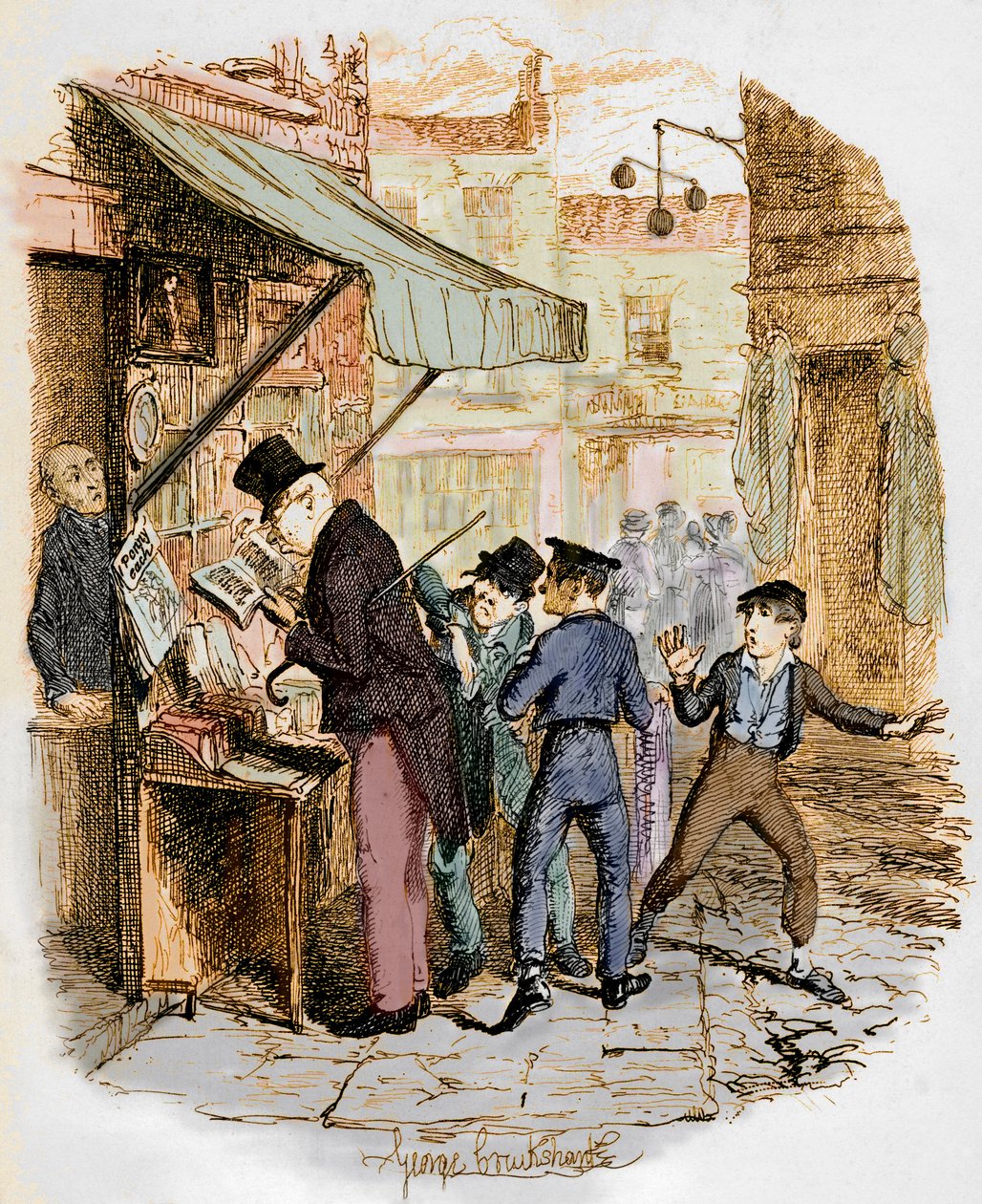 Charles Dickens: Twist Olivér kalandjai alkotó: George Cruikshank