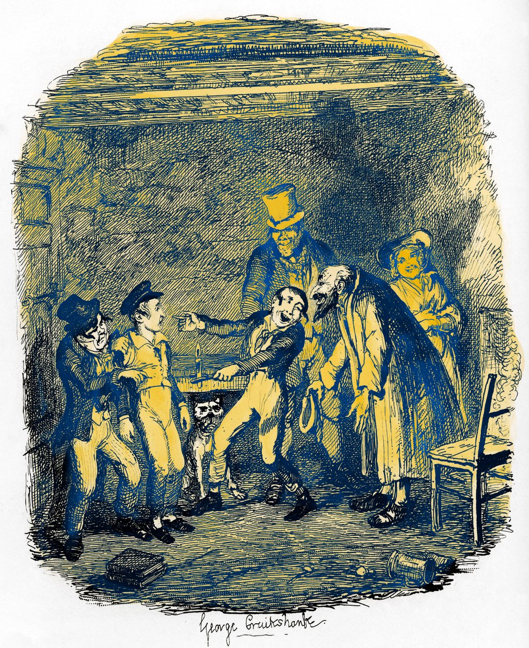Charles Dickens: Twist Olivér kalandjai alkotó: George Cruikshank