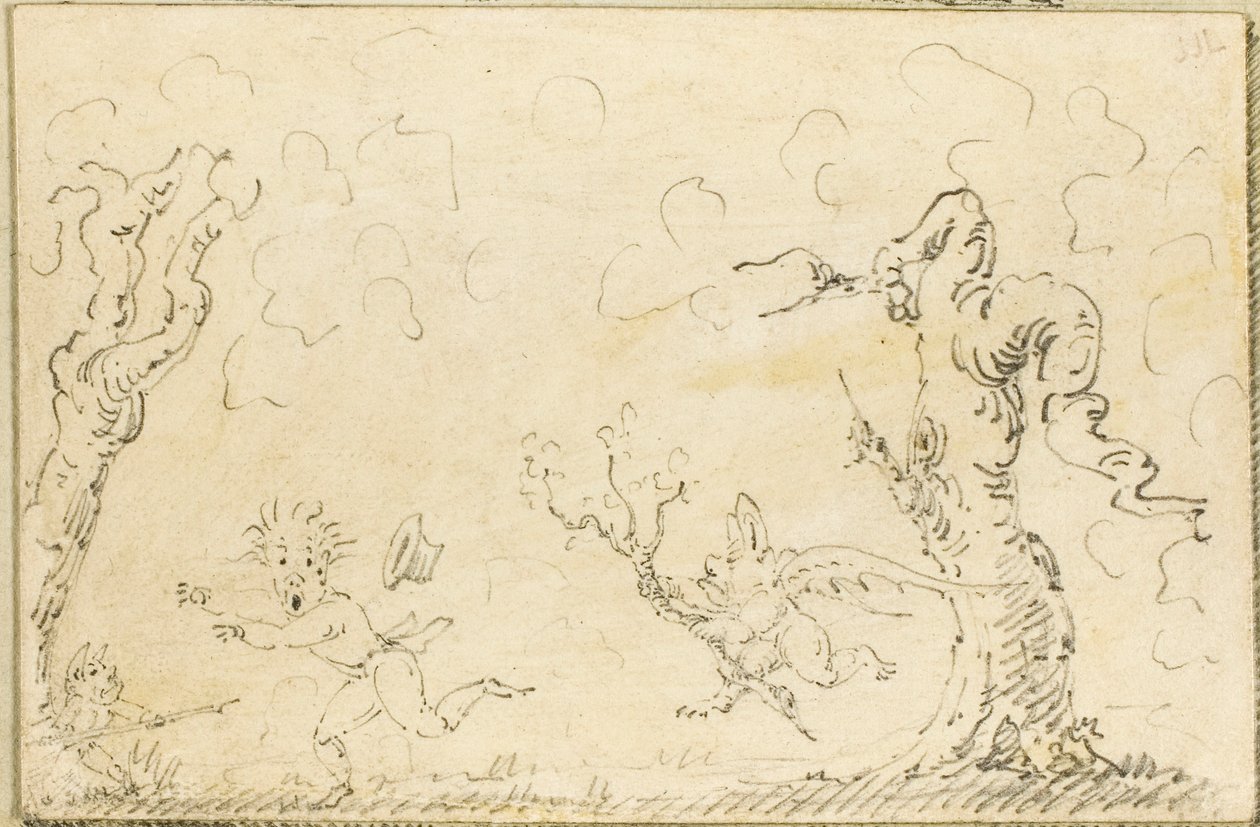Képregényes jelenet alkotó: George Cruikshank