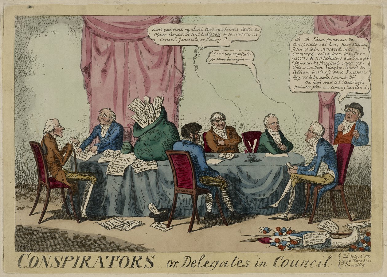 Conspirators, július 1-jén jelent meg alkotó: George Cruikshank