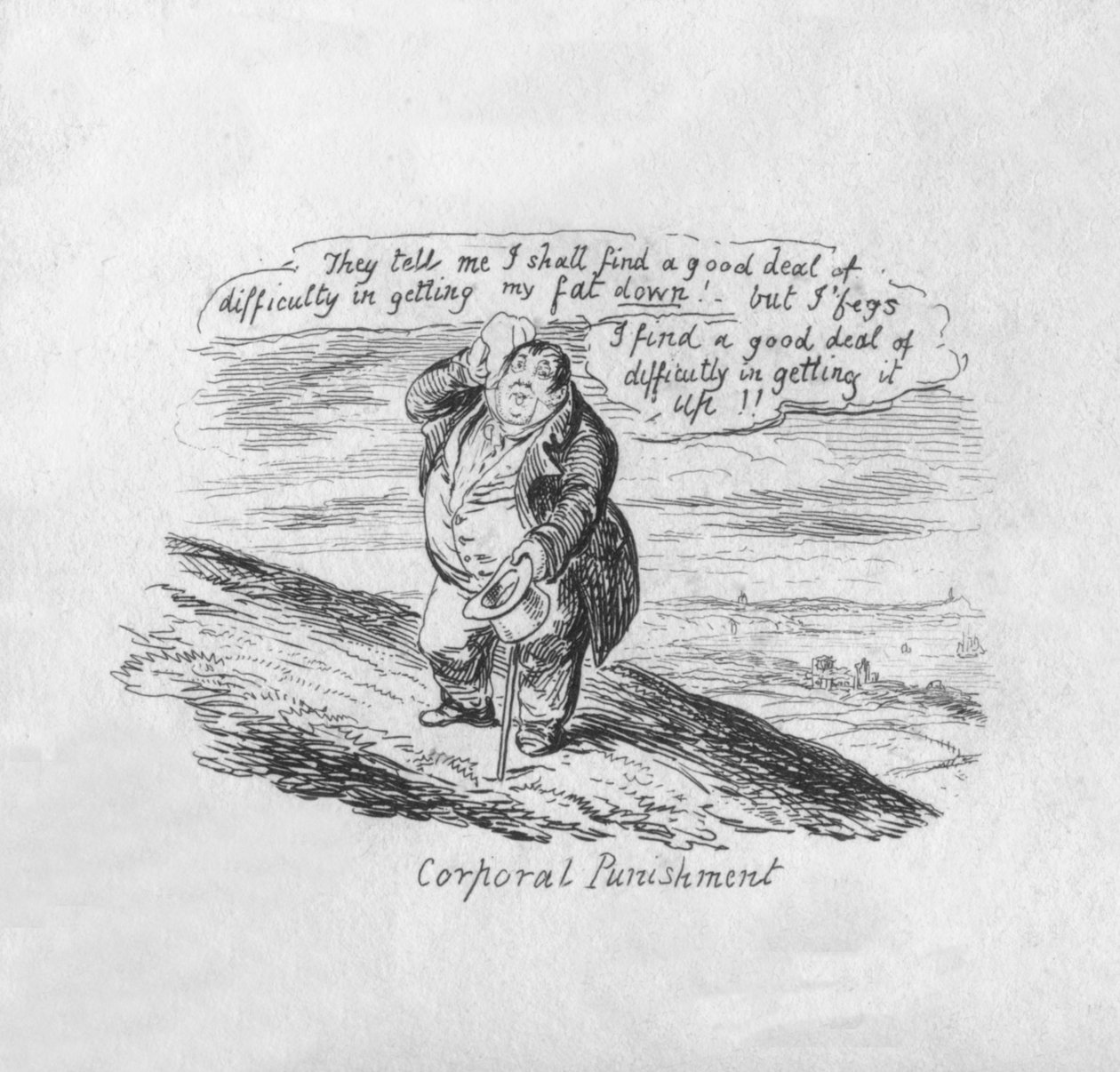Testi fenyítés, 1829 alkotó: George Cruikshank