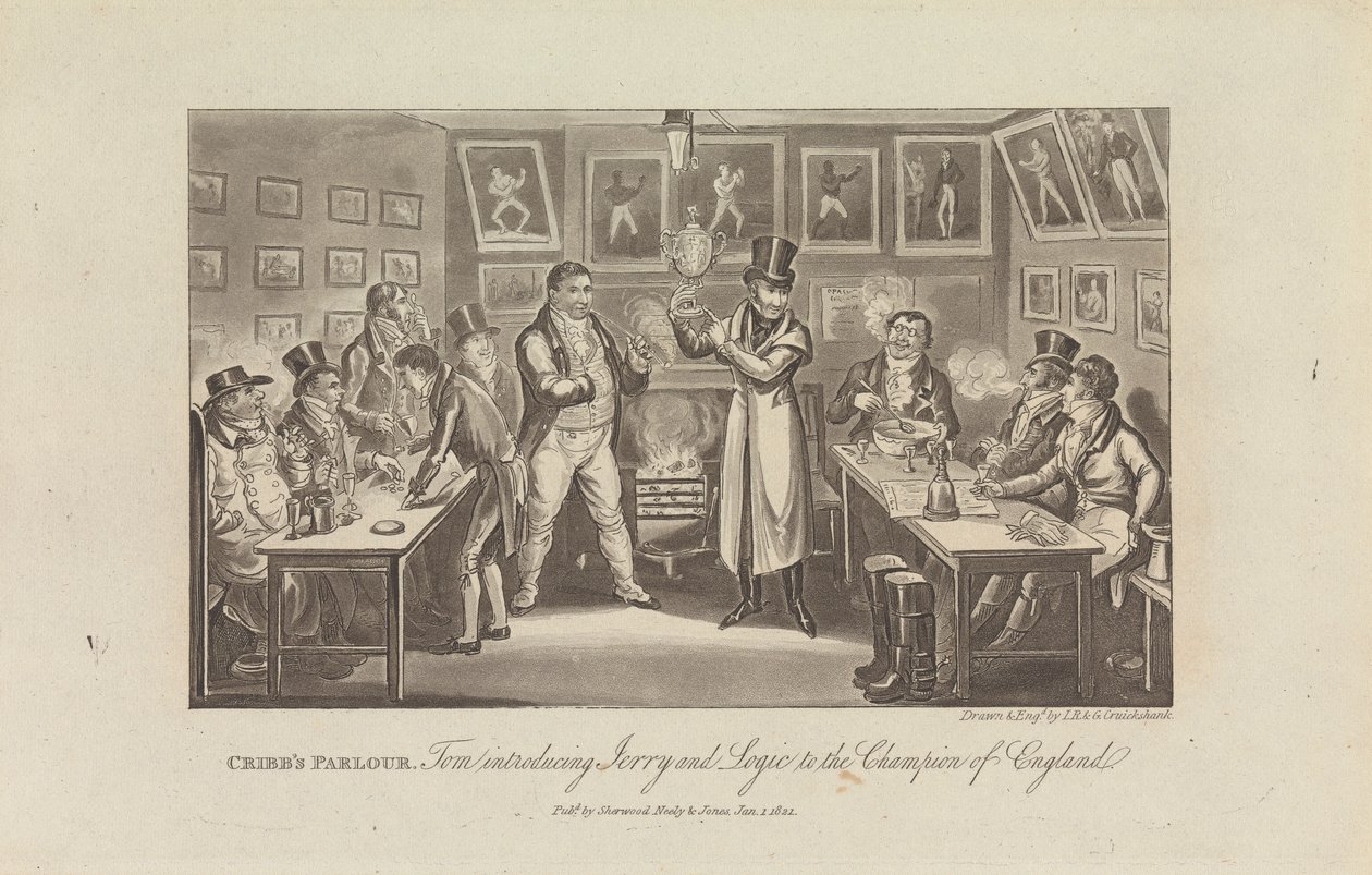 Cribb szalonja alkotó: George Cruikshank
