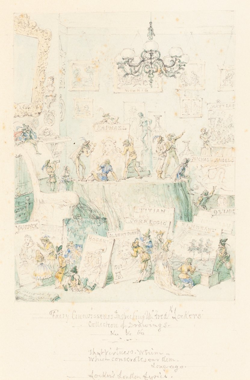 Tündérértők Mr. Frederick Locker rajzgyűjteményében alkotó: George Cruikshank