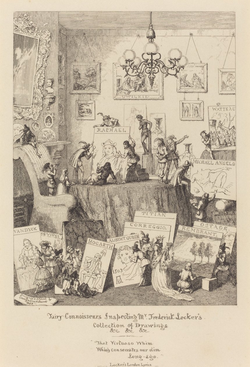 Tündérértők Mr. Frederick Locker rajzgyűjteményében alkotó: George Cruikshank