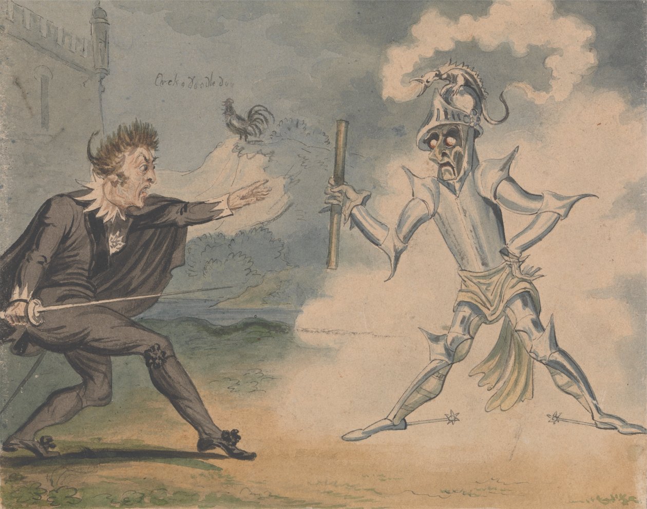 Hamlet és a szellem alkotó: George Cruikshank