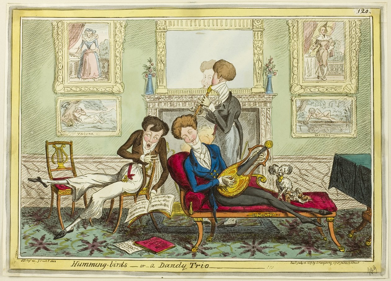 Kolibri madarak, avagy egy dandy trió alkotó: George Cruikshank