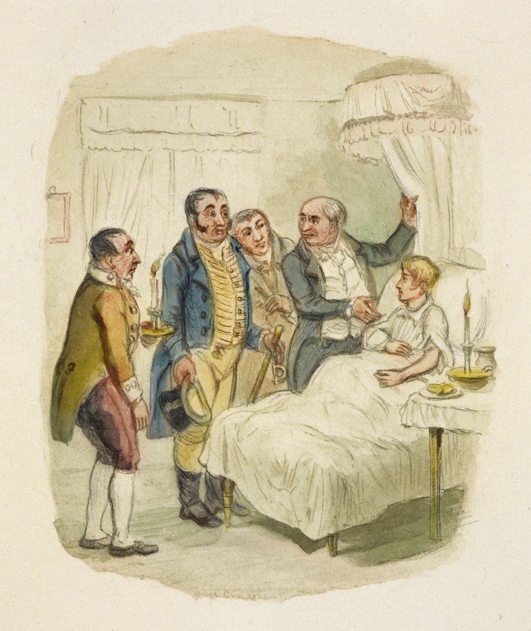 Illusztráció a "Twist Olivérhez" alkotó: George Cruikshank