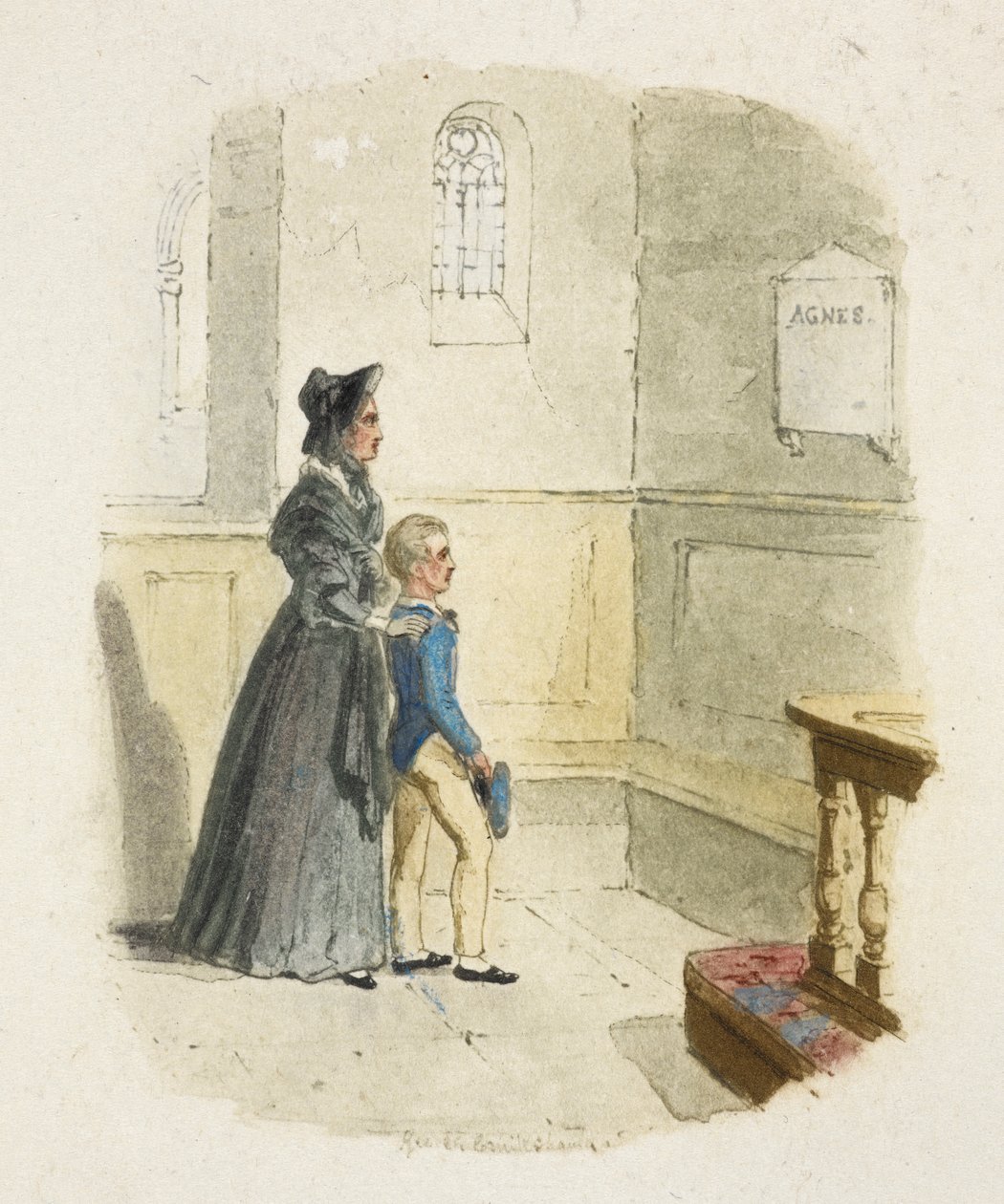 Illusztráció a "Twist Olivérhez" alkotó: George Cruikshank