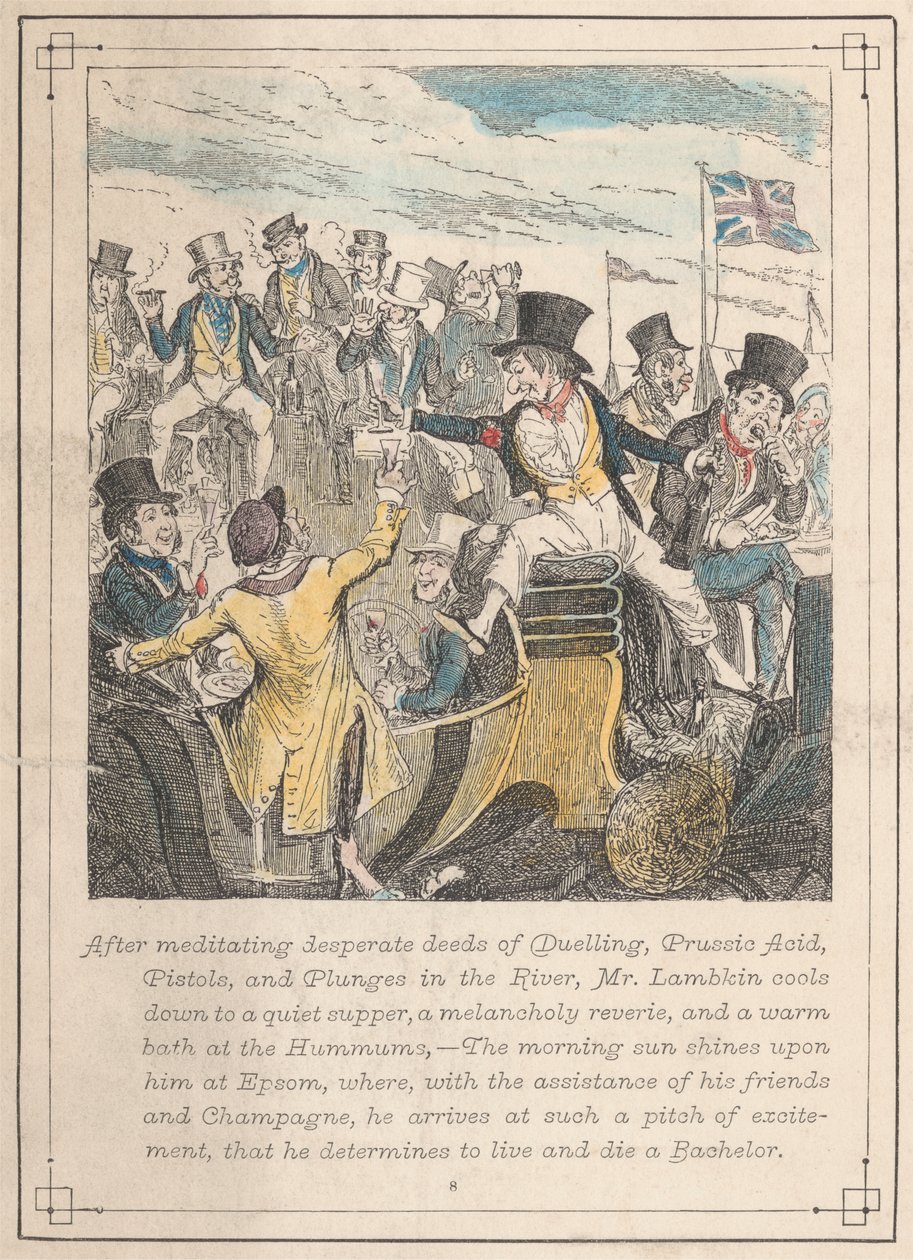 Illusztrációk Mr. Lambkintől, 8. tábla alkotó: George Cruikshank