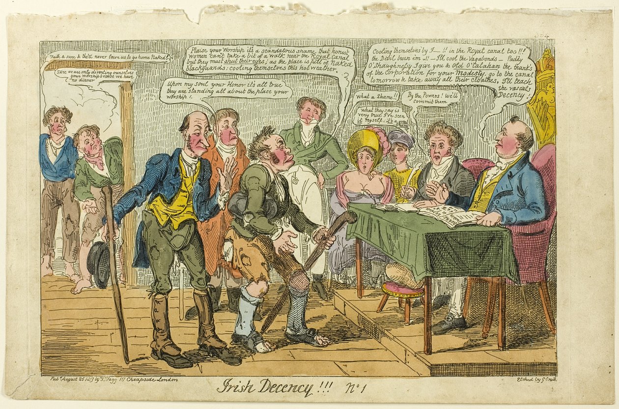 Ír tisztesség ! ! ! nem. 1 alkotó: George Cruikshank