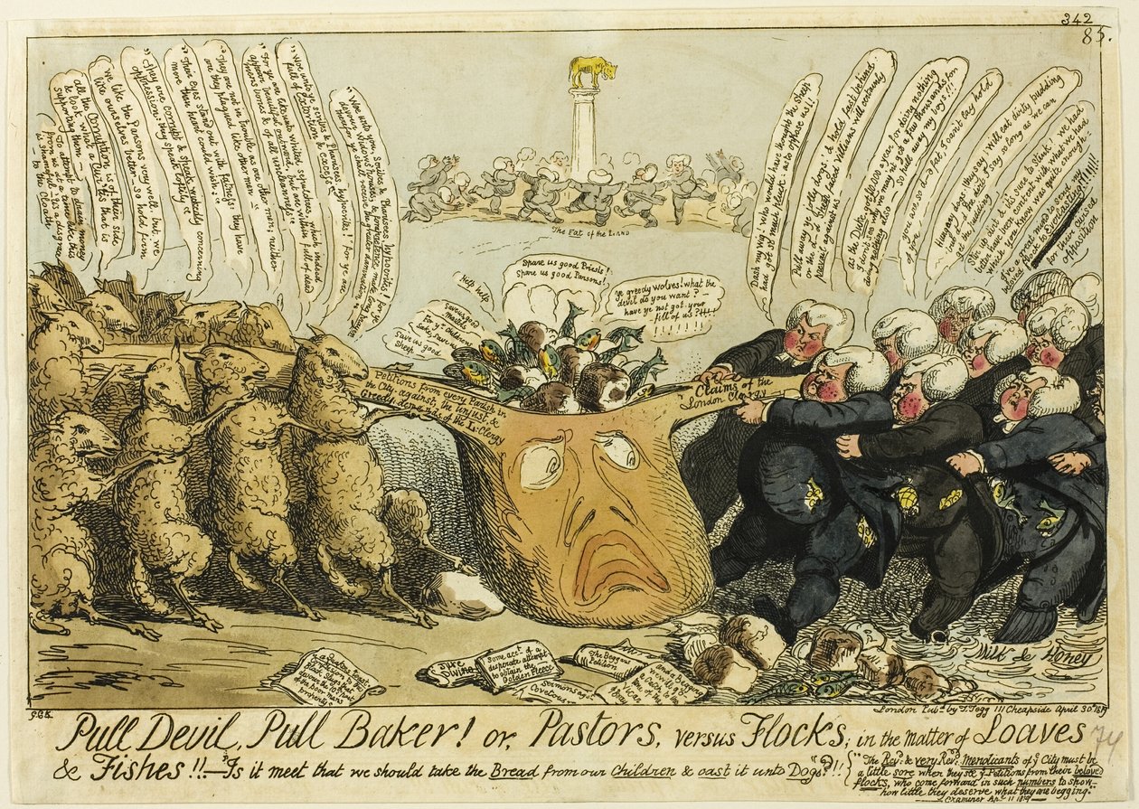 Húzd Devil, húzd Baker! alkotó: George Cruikshank