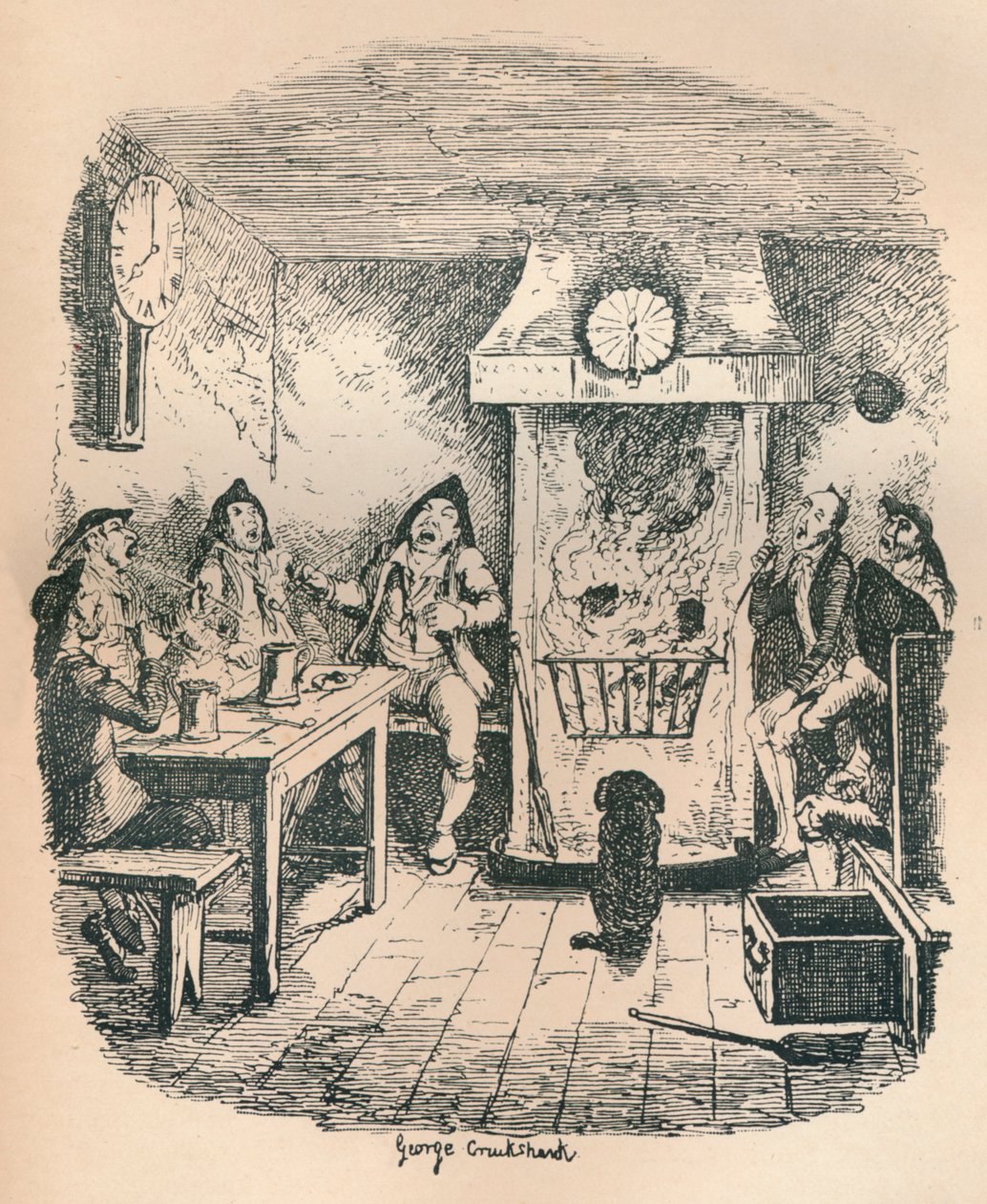 Scotland Yard, c1900. alkotó: George Cruikshank