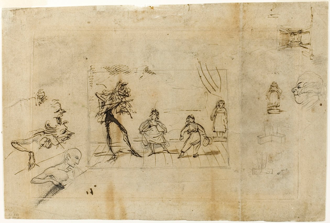 Tanulmány a Táncleckéhez, 2. rész: A menüett alkotó: George Cruikshank