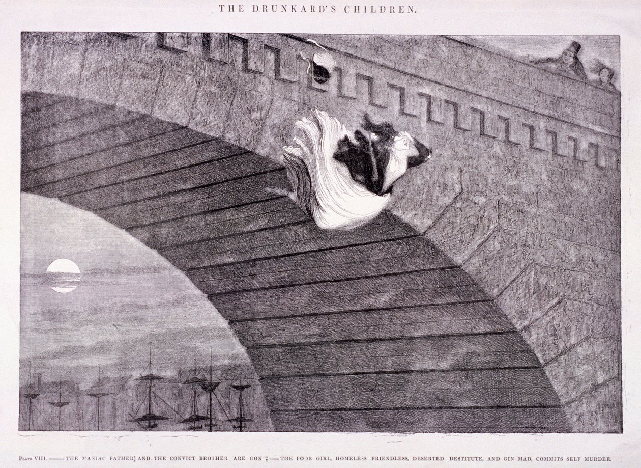 „A részeg gyermekei”, 1847 alkotó: George Cruikshank