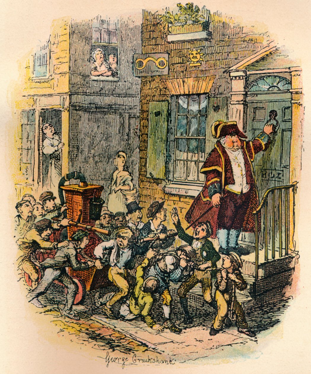 The Parish Engine, c1900 alkotó: George Cruikshank