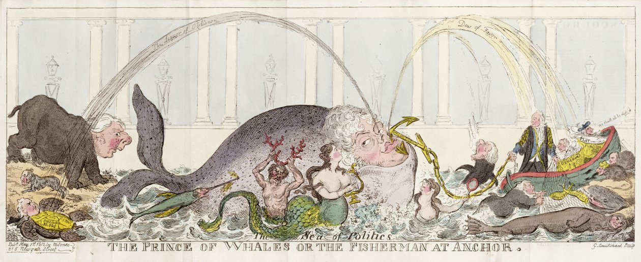 A bálnák hercege vagy A horgonyzó halász alkotó: George Cruikshank