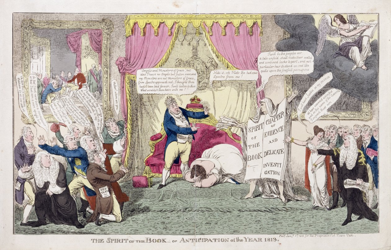 A könyv szelleme avagy, az 1813-as év várakozása alkotó: George Cruikshank