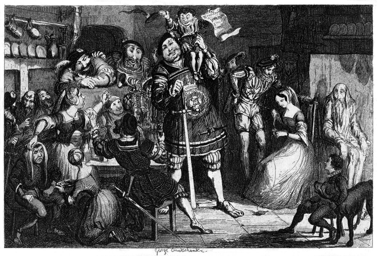 A kőkonyha, 1840 alkotó: George Cruikshank