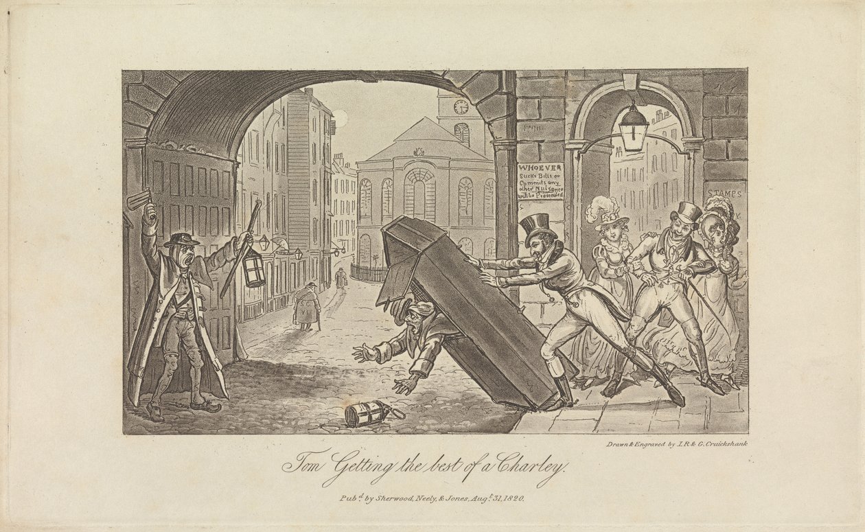 Tom A Charley legjobbjait alkotó: George Cruikshank
