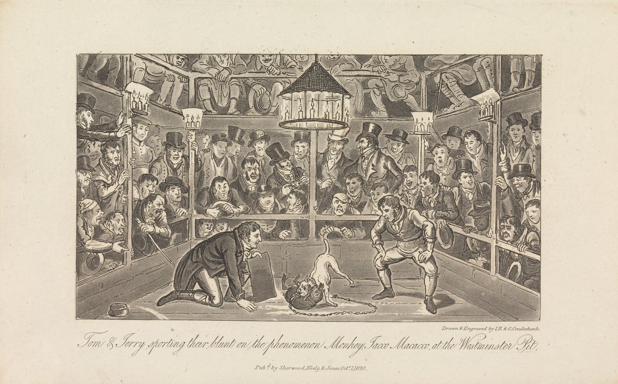 Tom és Jerry a döcögésükről... alkotó: George Cruikshank
