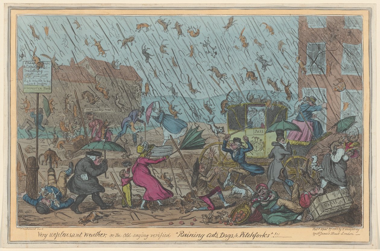 Nagyon kellemetlen időjárás alkotó: George Cruikshank