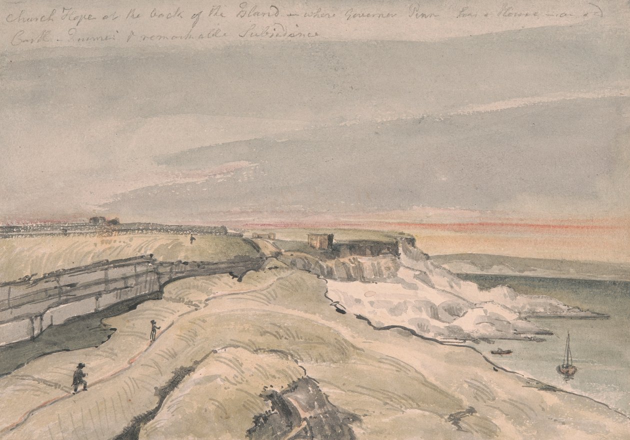 Church Hope, Portland szigete, Dorset alkotó: George Cumberland