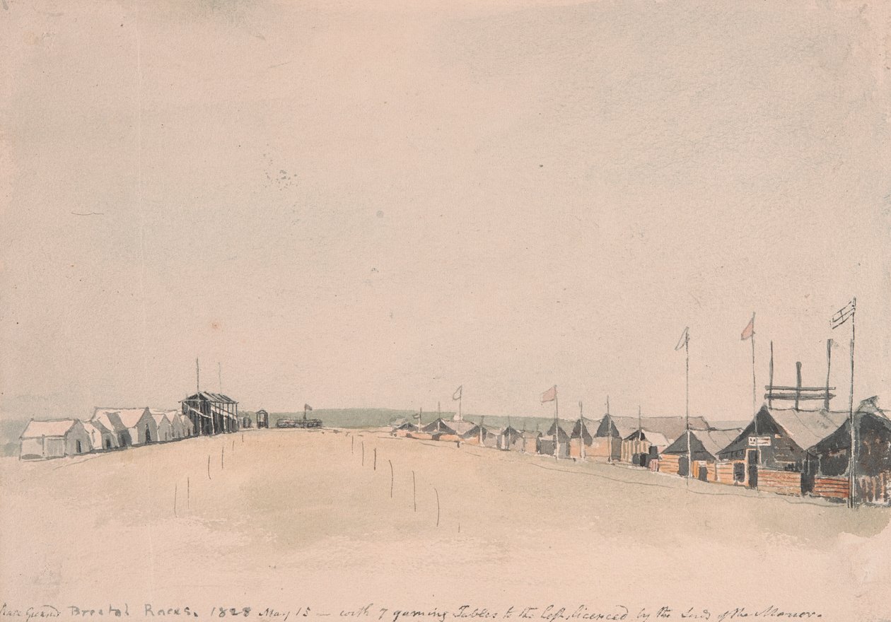 A versenypálya Bristolban alkotó: George Cumberland