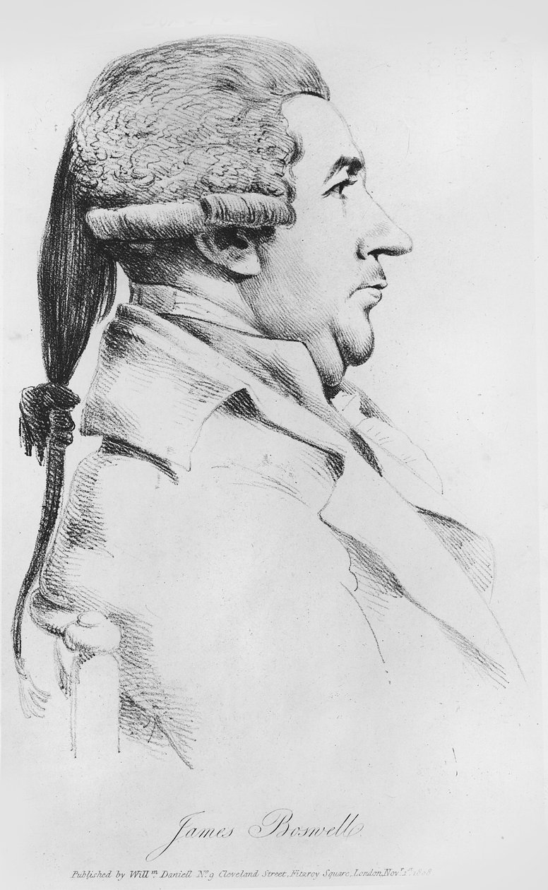 James Boswell (1740-1795) alkotó: George Dance