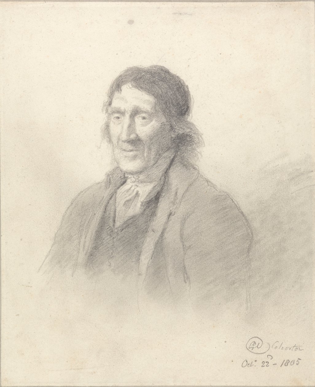 Egy férfi portréja alkotó: George Dance