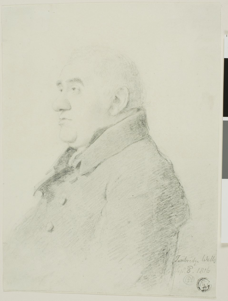 Egy úriember portréja alkotó: George Dance II
