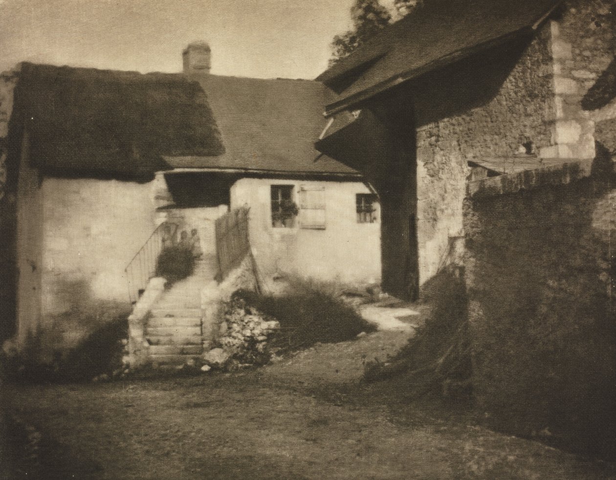 Kameramunka: házak Aix-les-Bains közelében alkotó: George Davison